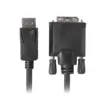 Cablu DisplayPort v1.2 mufa tata la DVI-D 24+1 mufa tata 3m 1080p negru LANBERG CA-DPDV-10CU-0030-BK - imagine 2