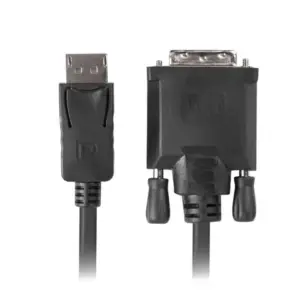 Cablu DisplayPort v1.2 mufa tata la DVI-D 24+1 mufa tata 3m 1080p negru LANBERG CA-DPDV-10CU-0030-BK