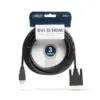 Cablu DVI-D 24+1 la HDMI 3m 10.2Gbps 2.0v aurit Delight - imagine 2