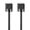 Cablu DVI-D 24+1-Pin tata - DVI-D 24+1-Pin tata 3m negru Nedis