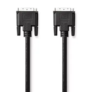 Cablu DVI-D 24+1-Pin tata - DVI-D 24+1-Pin tata 3m negru Nedis