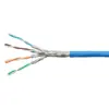 Cablu FTP Cat6a 8 fire din cupru 4x2xAWG23/1 500MHz LSOH-3 Schrack