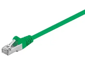 Cablu FTP verde CAT5E 0.25m RJ45-RJ45 Goobay