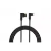 Cablu Golf Pudding Micro USB 48M 1m 2.4A negru