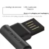 Cablu Golf Pudding Micro USB 48M 1m 2.4A negru - imagine 4