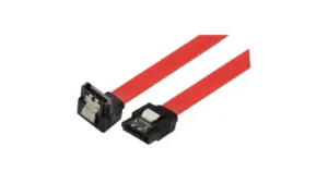 Cablu hdd 90 sata L la sata L 0.5m + clips 5GBit/s rosu