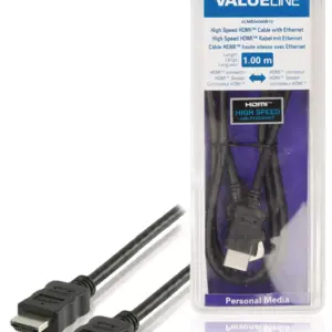 Cablu HDMI 90 grade cu functie Ethernet 5m VALUELINE