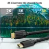 Cablu HDMI - HDMI Choetech XHH-TP20 2m 8K60Hz 4K144Hz 2K165Hz - imagine 3