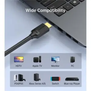 Cablu HDMI - HDMI Choetech XHH-TP20 2m 8K60Hz 4K144Hz 2K165Hz