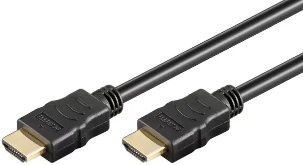 Cablu HDMI2.0 cu ethernet - HDMI 1m aurit OFC Goobay