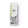 Cablu incarcator/date Apple Lightning 8-Pini - USB-A tata 1m 2.4A alb Nedis - imagine 3