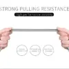 Cablu Kirsite Micro USB Golf 36M argintiu 1m 2.4A Fast Charging - imagine 5