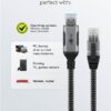 Cablu LAN Ethernet USB-A 3.0 la RJ45 1.5m CAT6 Gbit/s negru Goobay 70497 - imagine 8
