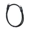 Cablu magnetic USB-C - USB-C 1m 3A/20V 60W negru Well CABLE-USBC/USBC-1BK07-WL - imagine 2