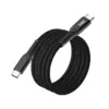 Cablu magnetic USB-C - USB-C 1m 3A/20V 60W negru Well CABLE-USBC/USBC-1BK07-WL
