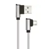 Cablu micro USB 1m DIAMOND EDITION argintiu V-TAC