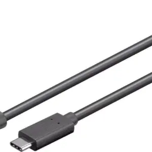 Cablu micro USB 3.0 - USB Type C 1m negru Goobay