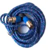 Cablu microfon XLR mama-tata 3m textil albastru Cabletech - imagine 2