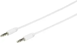 Cablu mini JACK 3.5 mm tata tata 2m alb eSTUFF