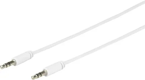 Cablu mini JACK 3.5 mm tata tata 2m alb eSTUFF