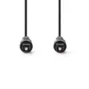 Cablu optic TOSLINK tata - TOSLINK tata 1m negru Nedis - imagine 2