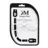 Cablu optic Toslink-Toslink 2m digital audio Profesional Kruger&Matz - imagine 2