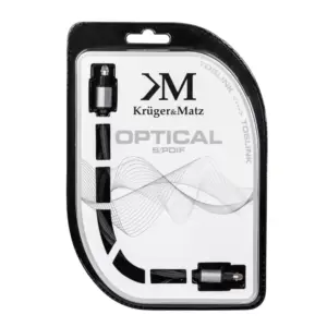 Cablu optic Toslink-Toslink 2m digital audio Profesional Kruger&Matz