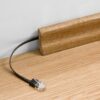 Cablu plat Cat6 UTP 1.5m 250MHz RJ45 cupru alb GOOBAY 95192 - imagine 3