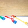Cablu plat Cat6 UTP 1.5m 250MHz RJ45 cupru alb GOOBAY 95192 - imagine 5