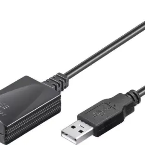 Cablu prelungitor 3m AUX casti 4-pin JACK 3.5 mm STEREO aurit mama-tata AWG28 cupru alb Goobay 62363