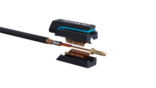Cablu prelungitor audio Profesional Jack 3.5 mm 5m mama-tata stereo OFC cupru dublu ecaranat fara oxigen Clicktronic 70489 - imagine 2