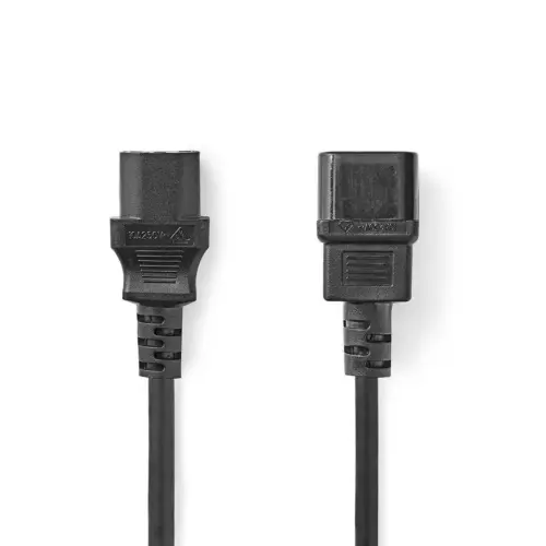 Cablu prelungitor de alimentare IEC- 320-C14 - IEC-320-C13 2m Nedis