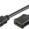 Cablu prelungitor HDMI 1.4v 1m mama-tata 4K Ultra HD 2160p 60Hz 3D Ethernet ARC Goobay