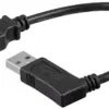 Cablu prelungitor USB 2.0 Hi-Speed A tata 90 - A mama drept 0.3m Goobay - imagine 2