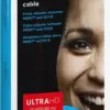 Cablu Profesional 1m HDMI - DVI 24+1 Ultra HD 4K 60Hz cupru AWG30 aurit Clicktronic - imagine 2
