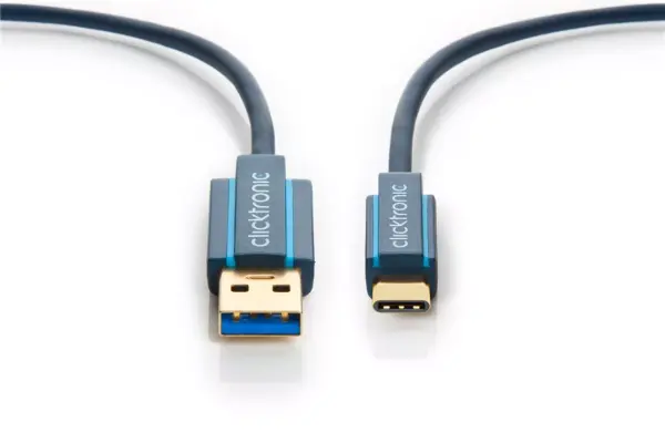 Cablu Profesional 3m USB TYPE C - USB 3.0 4.5W SuperSpeed 5Gbit/s OFC cupru aurit Clicktronic - imagine 2