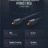 Cablu Profesional CLICKTRONIC audio 1x RCA 0.5m tata-tata aurit OFC cupru COAX 75 ohm Dublu ecranat 70442 - imagine 7