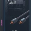 Cablu Profesional CLICKTRONIC audio 1x RCA 0.5m tata-tata aurit OFC cupru COAX 75 ohm Dublu ecranat 70442 - imagine 9