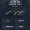 Cablu Profesional CLICKTRONIC audio STEREO JACK 3.5 mm AUX tata la 2x RCA tata STEREO 3m OFC COAX 50 ohm 70468 CLICKTRONIC - imagine 9