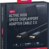 Cablu Profesional Clicktronic DisplayPort la HDMI 5m aurit v2.0 4K 60Hz 10.2Gbit/s AWG26 44926 - imagine 8