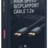 Cablu Profesional DisplayPort - DisplayPort 2m v1.2a 4K 60Hz 21.6Gbit/s AWG26 OFC Clicktronic 70711 - imagine 7
