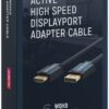 Cablu Profesional Displayport tata - HDMI tata 2m Clicktronic OFC 10.2Gbit/s 1920x1200p WQHD 75Hz - imagine 8
