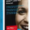 Cablu Profesional ultra-slim 4mm HDMI 2m tata-tata ARC Ultra HD 4K 60Hz cu Ethernet OFC AWG34 Clicktronic - imagine 2