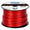 Cablu putere Profesional 6GA 7.8mm/13.29mm2 Cupru rosu 1m Peiying - imagine 2