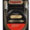 Cablu RCA mufa tata x1 din ambele parti 3m aurit negru PROLINK TCV3010-3.0 - imagine 2