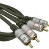 Cablu RCA mufa tata x2 din ambele parti 1.2m negru PROLINK TCV4270-1.2