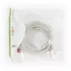 Cablu SFTP CAT6 10m RJ45 tata - RJ45 tata gri Nedis - imagine 3