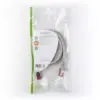 Cablu SFTP CAT6 1m RJ45 tata - RJ45 tata gri Nedis - imagine 3