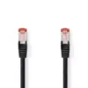 Cablu SFTP Cat6 30m negru RJ45 tata - RJ45 tata Nedis