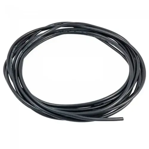 Cablu siliconic multifilar 22AWG 0.5mm2 negru 1m
